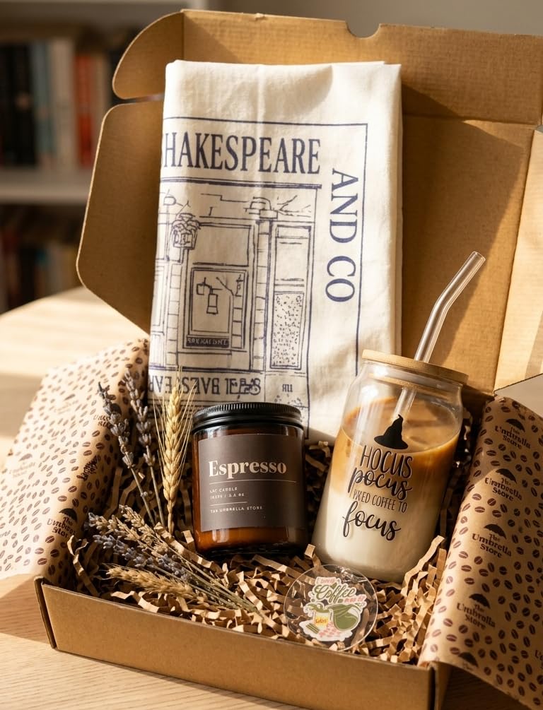 Aesthetic Gift Hamper for Women | Scented Soy Candle Gift Set with Tote Bag, Notebook & Glass Jar | Self Care Gift Box for Birthday, Anniversary, Bridesmaid | Premium Curated Gift (Coffeeholics)-image-16