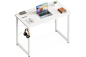 Casaottima 32 Inch Simple Table: A Desk for Small Spaces with Modern Design
