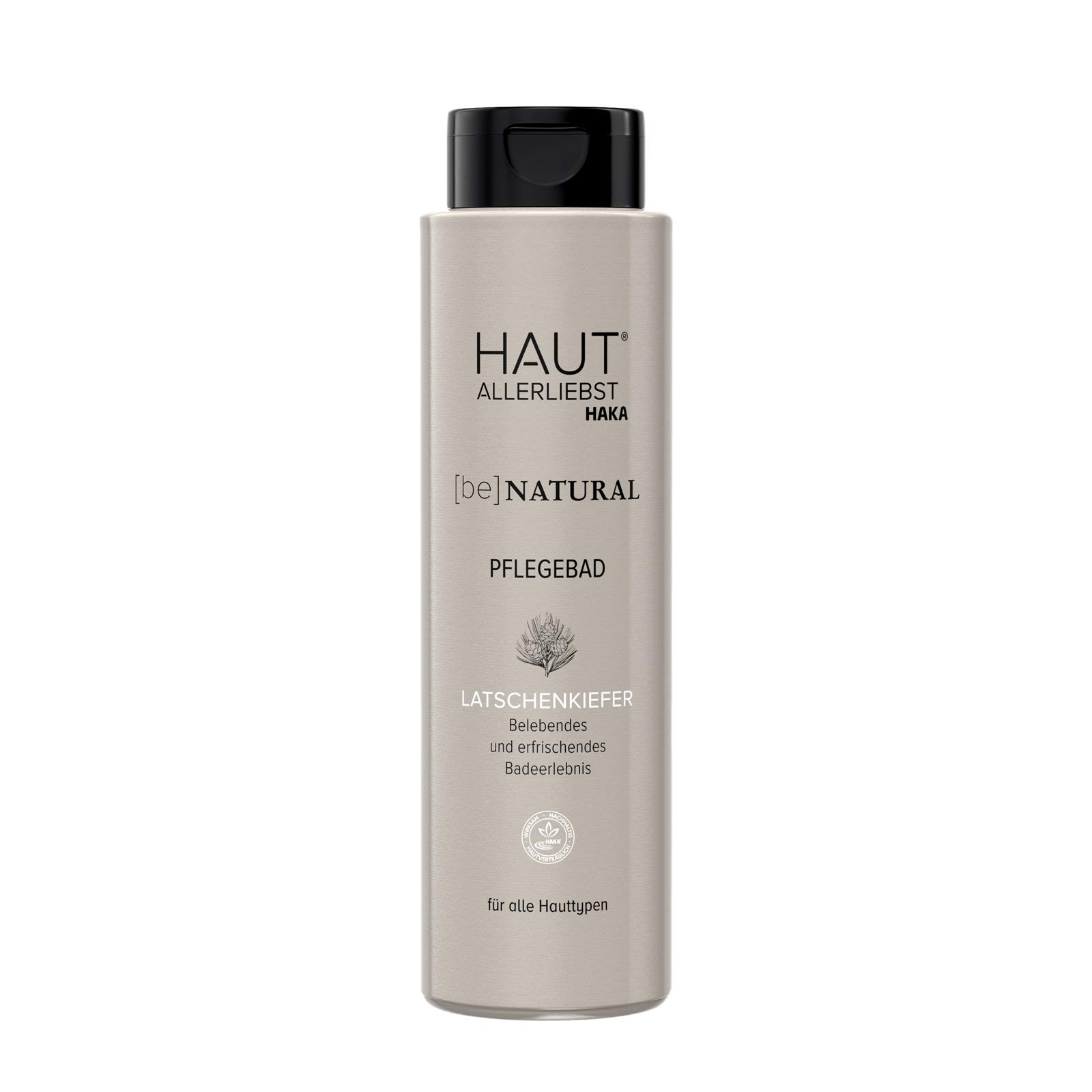HAKA Pflegeschaumbad, 500 ml (33x baden), belebender Badezusatz mit Latschenkiefer, Schaumbad vitalisiert Körper & Geist, beruhigt die Sinne, pflegt & reinigt die Haut, alle Hauttypen, vegan