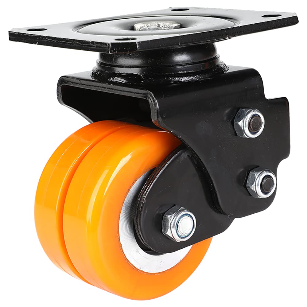 Toplionace Ruote Ammortizzanti Molla Ruota Universale AGV Porta Trolley Ruota Telescopica in Poliuretano Sospensione (2,0 Pollici)