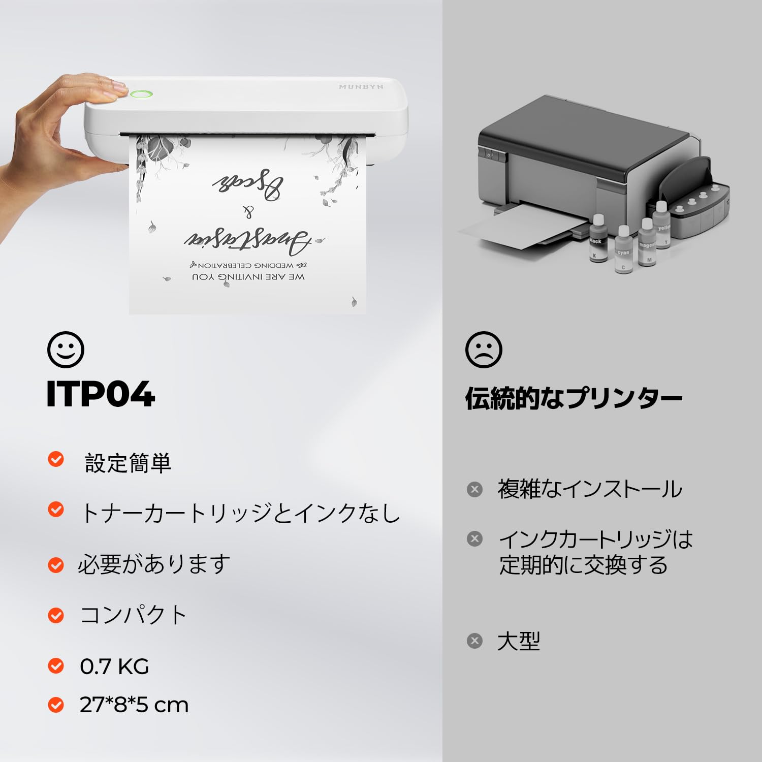 Amazon.co.jp: MUNBYN