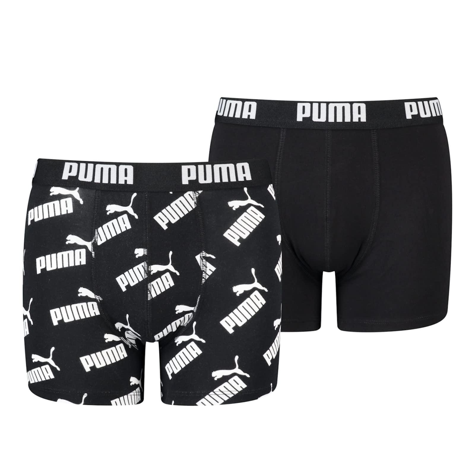 PUMA Boys Boxer, Black, 146-152 (Pack of 2)