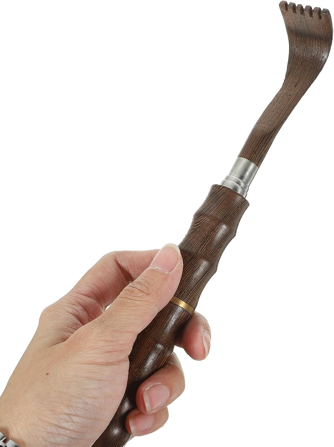 Telescopic Back Scratcher Long Handle Ergonomic Back Scratching Stick Portable Extendable for Men and Elderly Relief