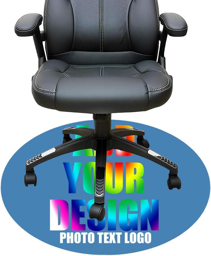 Custom Round Gaming Carpet for Hardwood Floor Customize Protectors Rugs Over Gaming Chair Mat for Office Rolling Chairs Anti-Slip Mats for Home Style08