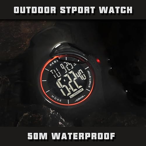 Miniatura 9 de TACTIME Reloj digital - Pantalla táctil, pantalla de números grandes, reloj deportivo al aire libre