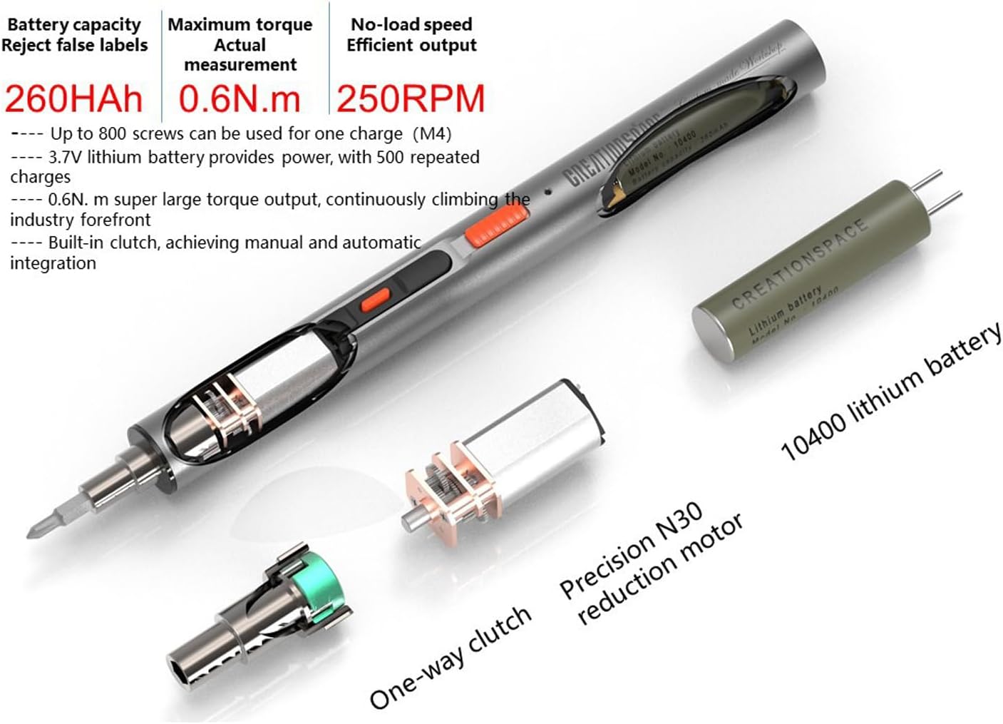 72 in 1 Electric Screwdrivers Set with LED Light + Hand Screwdriver Kit with Pry Bar and Tweezers, USB Type-C Rechargeable Screwdriver with Battery, for Phones, Watches, Cameras, Laptops (CS0706A)