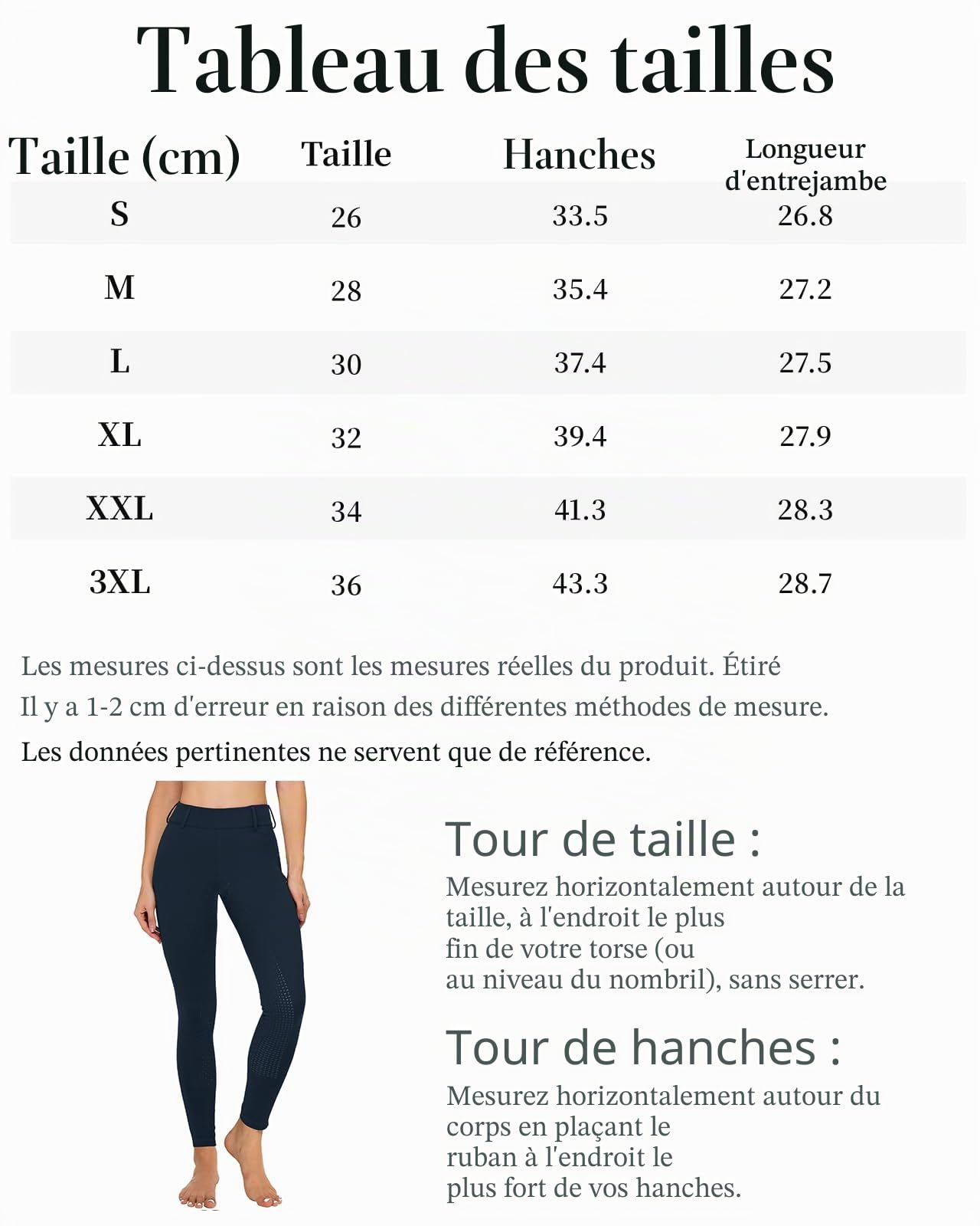 Legging d'équitation d'hiver pour femme - Pantalon d'équitation thermique pour femme - Doublure en polaire - Imperméable - Avec poche pour téléphone portable - Passants de ceinture