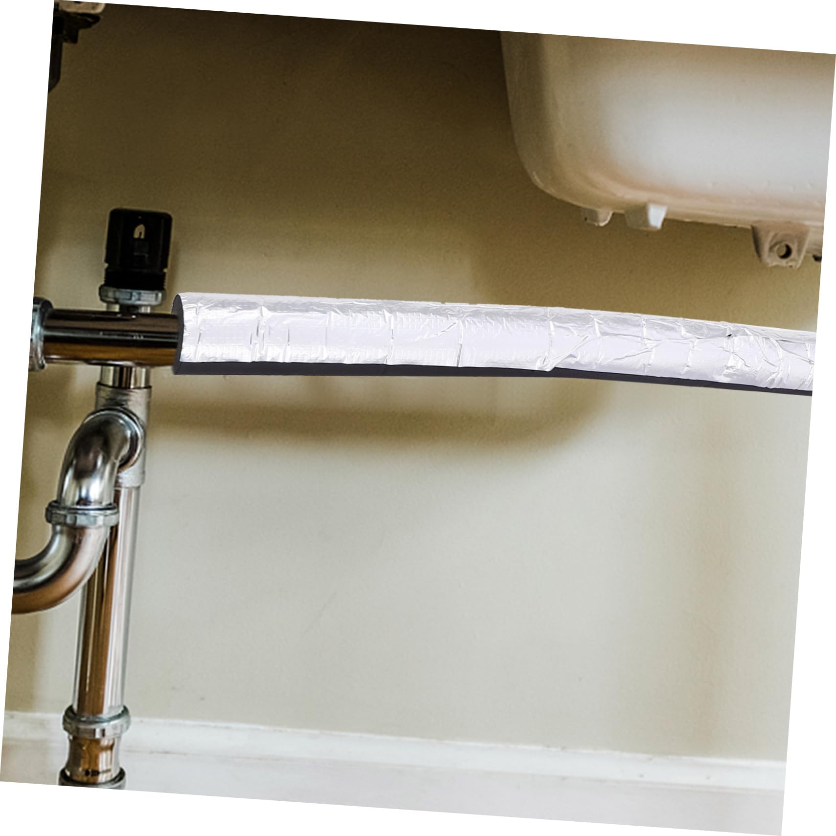 HOMSFOU 3piezas Tubo Aislante De Espuma Autoadhesivo Para Protección De Tuberías Exteriores Invierno Para Riego y Calefacción De