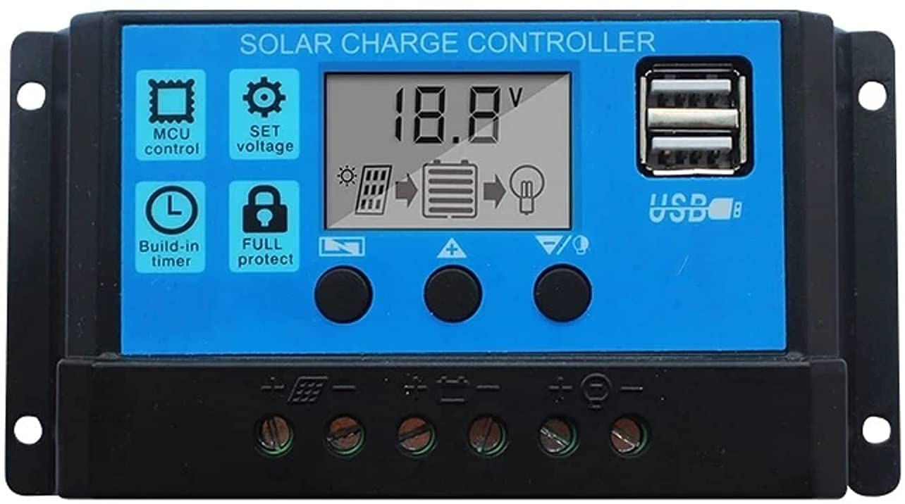MPPT Contrôleur De Charge Solaire 12 V-96 V, Entrée Haute Tension PV MAX 230 V, écran LCD