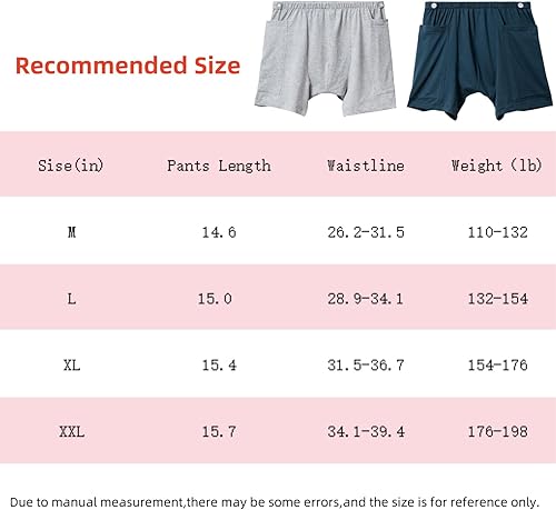 Miniatura 6 de Pantalones para el cuidado de la incontinencia, pantalones cortos especiales para bolsas de orina, pantalones de fístula, ropa