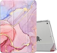 Vista 13 de MoKo Funda para iPad 10.2, iPad de 9ª generación 2021/iPad de 8ª generación 2020/iPad de 7ª generación 2019, funda delgada con carcasa trasera