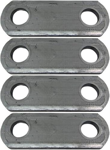 4 piezas de correa de grillete de resorte de hoja de remolque 2 5/8 pulgadas plana