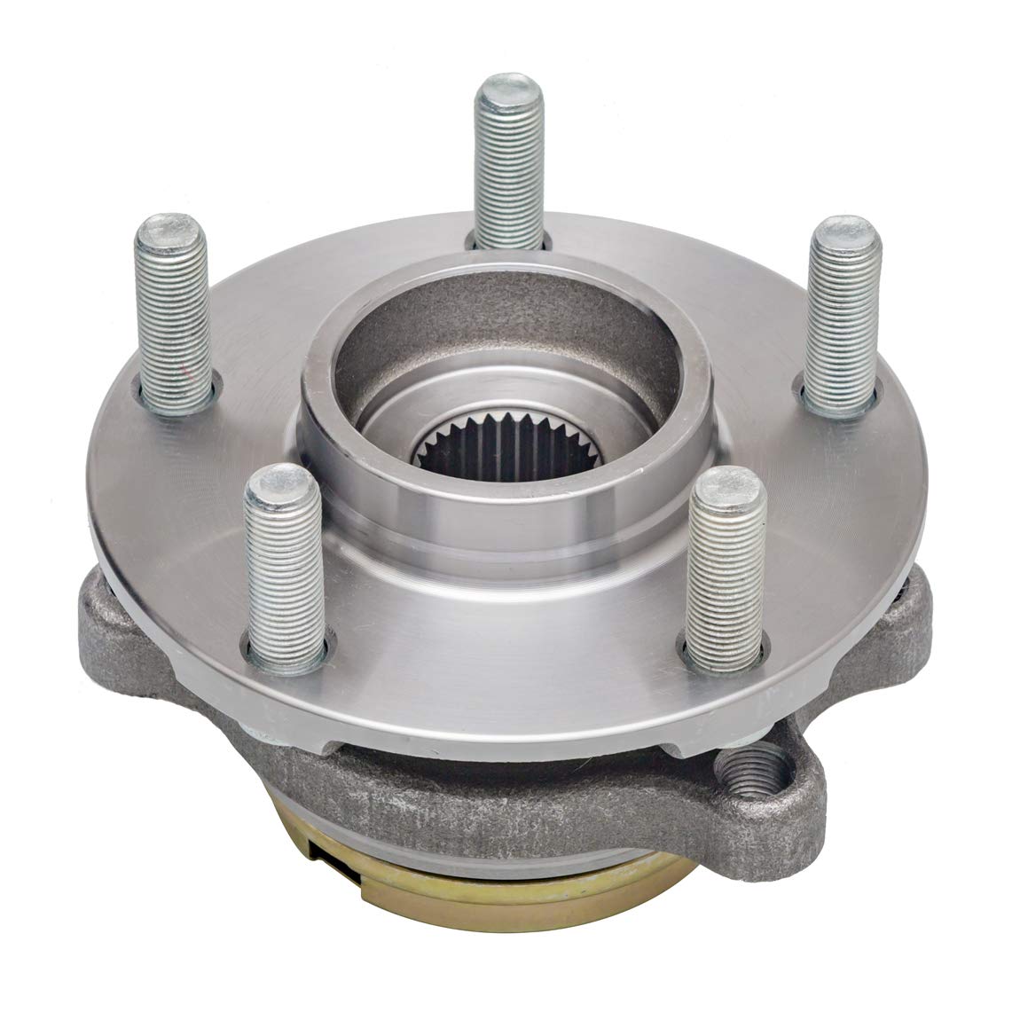 KEYOOG 513335 (For AWD,5 Lug) HA590125 Front Wheel Hub and Bearing Assembly Fit For In-finiti EX35 EX37 FX35 FX45 FX50 G25 G35 G37 M35 M37 M45 M56 Q40 Q50 Q60 Q70 Q70L QX50 QX70 40202-CG110