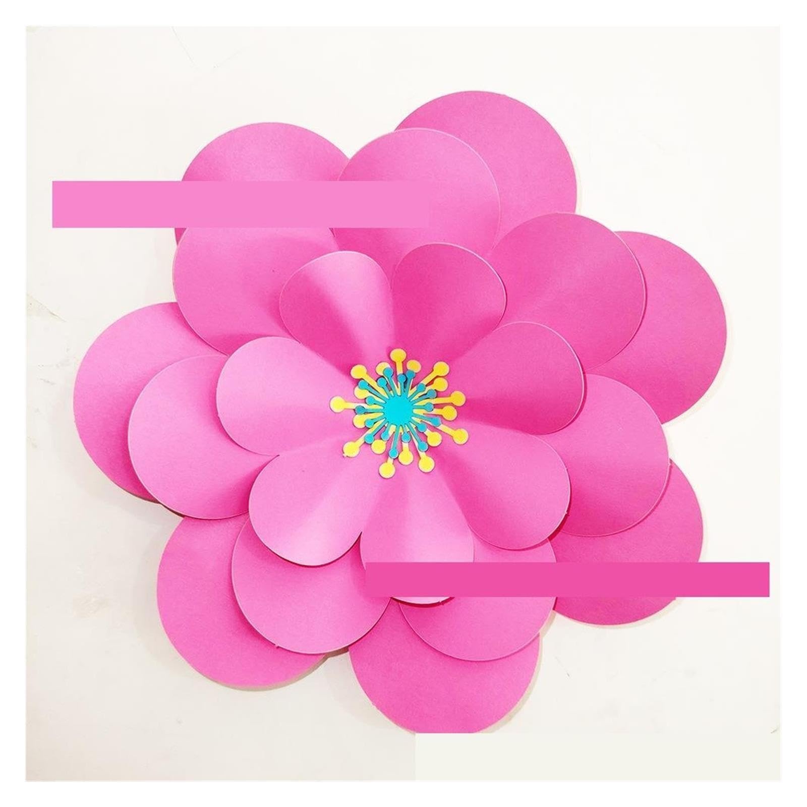 10 Juegos/100 Flores De Papel for Decoración Paredes Para Decoraciones