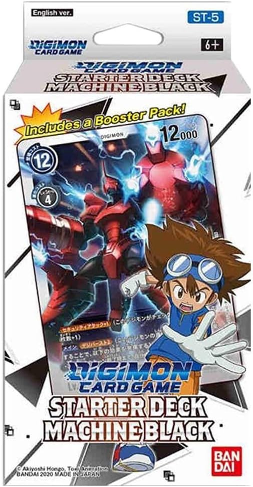 Bandai Digimon Card Game Starter Deck Display Machine Black ST-5 (6 Decks) - EN