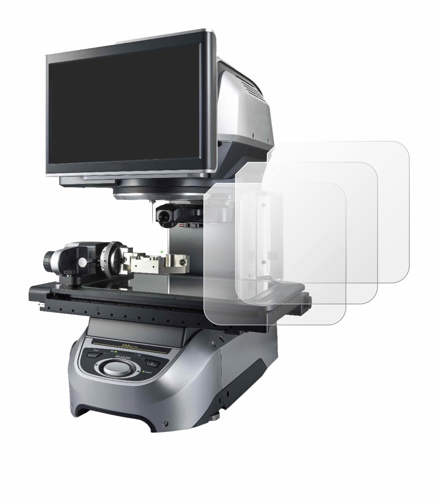 BROTECT Protector Pantalla Mate Cristal para Keyence IM-8020 Tapa de cristal (3 Unidades) Protección Anti-Reflejos