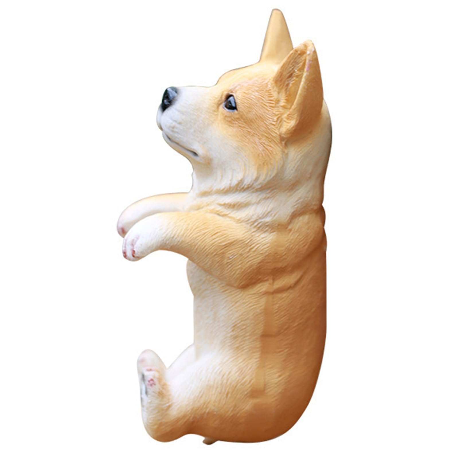 YXCQHZM Resin Animal Statue Flowerpot Garden Ornaments Outdoor Hugger Figurines Hanging Decor Patio Gardening Sculpture (Dog)
