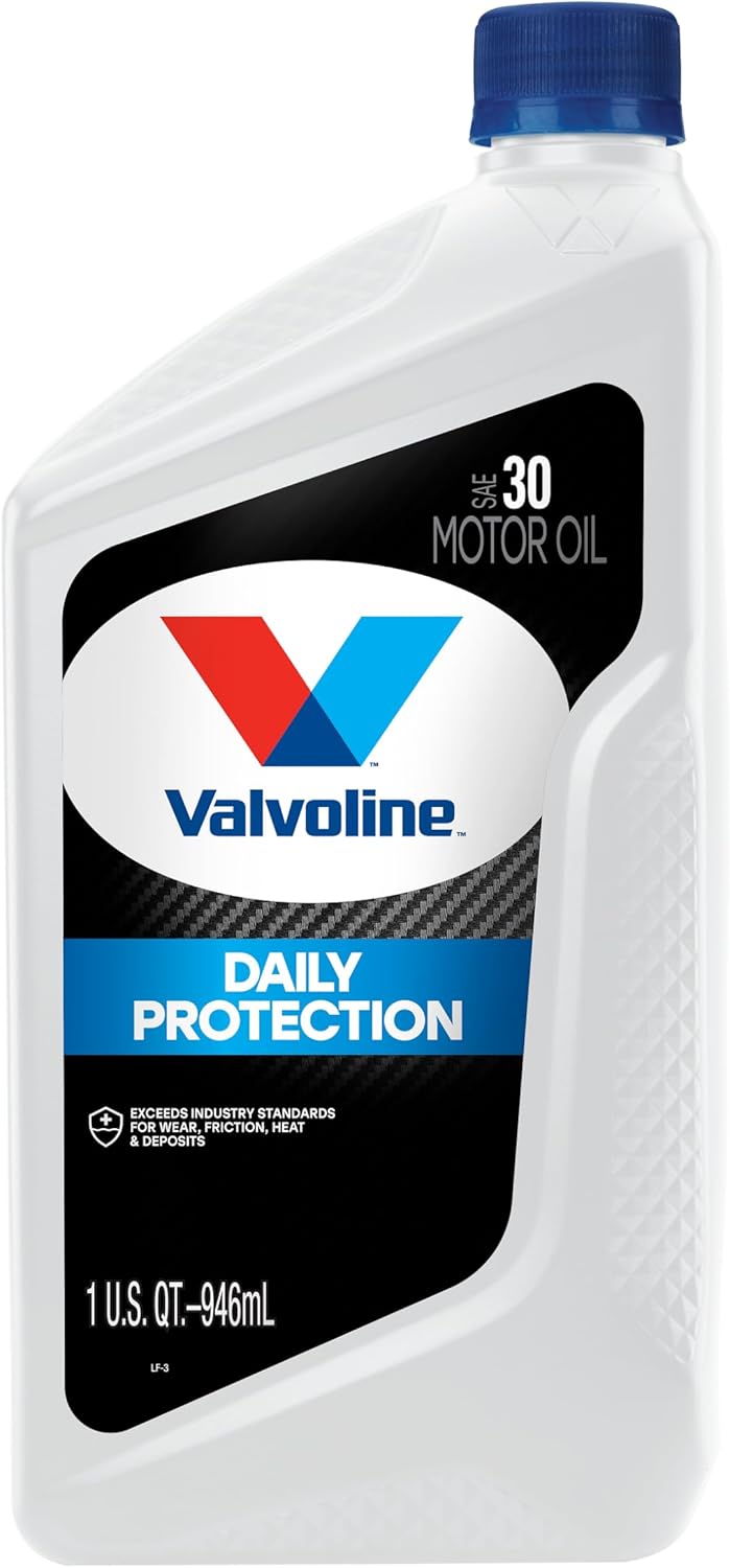 Valvoline Daily Protection SAE 30 Conventional Motor Oil 1 Quart (Pack of 6) product image