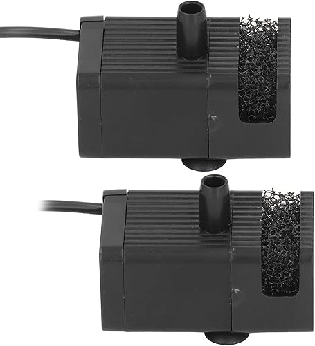 Miniatura 6 de 2 unids mini USB silencioso sin escobillas micro bomba de circulación eléctrica DC 5V filtro para acuario fuente de peces 150L/h
