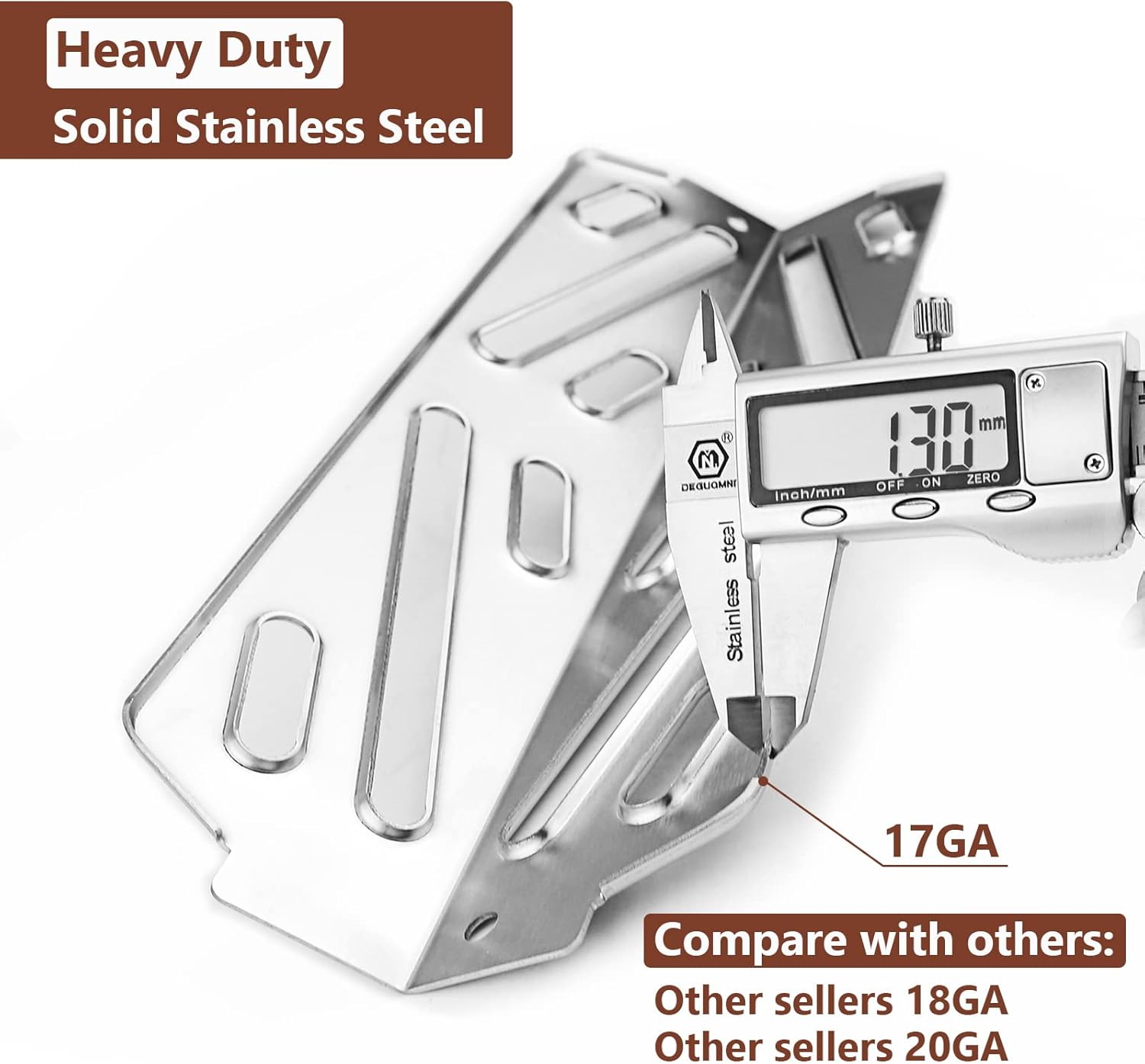 QuliMetal 17.1" Flavorizer Bars and Heat Deflector for Weber Genesis II 300 and II LX 300 Series Gas Grils, Stainless Steel : Patio, Lawn & Garden