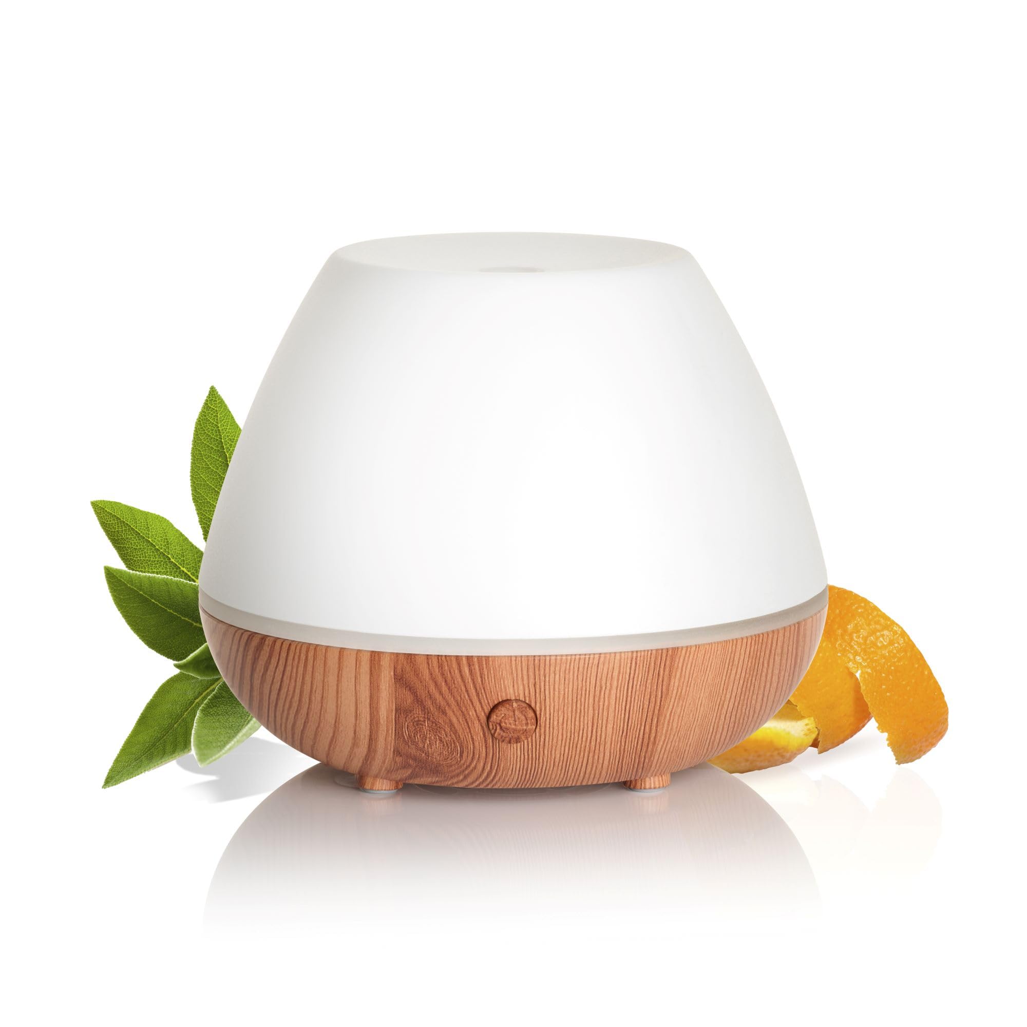 Puressentiel Diffuseur d'Huiles Essentielles Humidificateur Orso | Humidifie l’air ambiant. Matériaux recyclés. Autonomie jusqu’à 5 heures. Idée cadeau