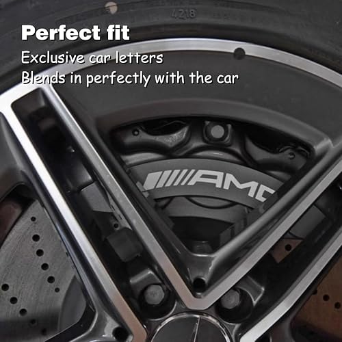 Miniatura 4 de 6 calcomanías para pinza de freno de automóvil compatibles con C63 C43 C300 CLA CLS CLA GLA GLB GLC GLE E63 E53 E43 A45 A35. etc Decoración exterior
