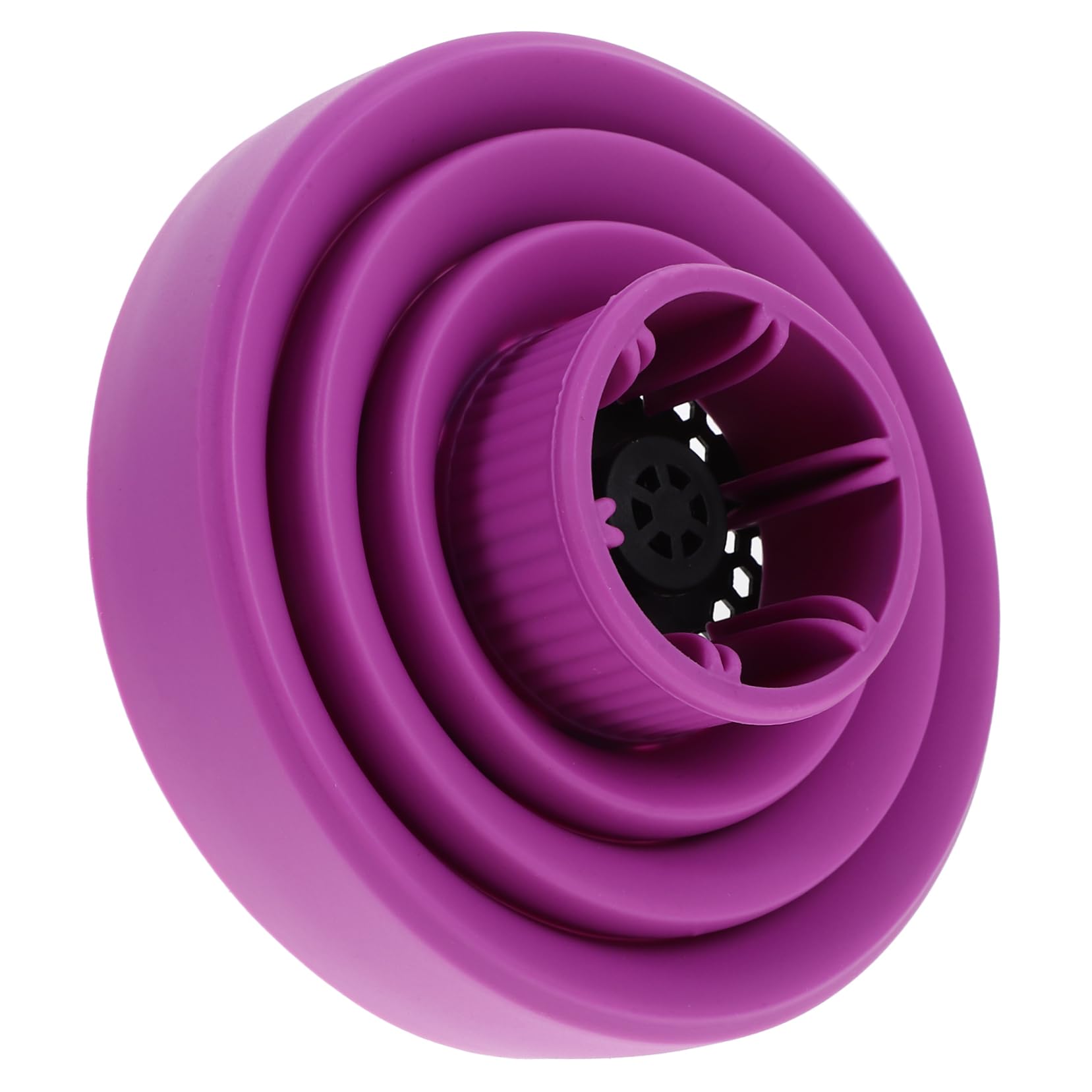 MAGICLULU 3st Haartrockner Diffusor Silikon Diffusor-fön-aufsatz Klappbarer Haartrockner Voluminöser Diffusor Föhn-diffusor Werkzeuge Retro-sprühflasche Violett Windabdeckung Locken Reisen