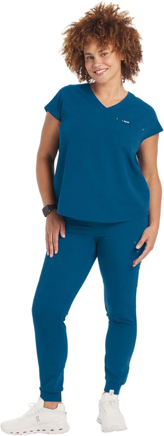 DOLAN Women's Cypress Easy Fit 2-Pocket CORE Scrub Top