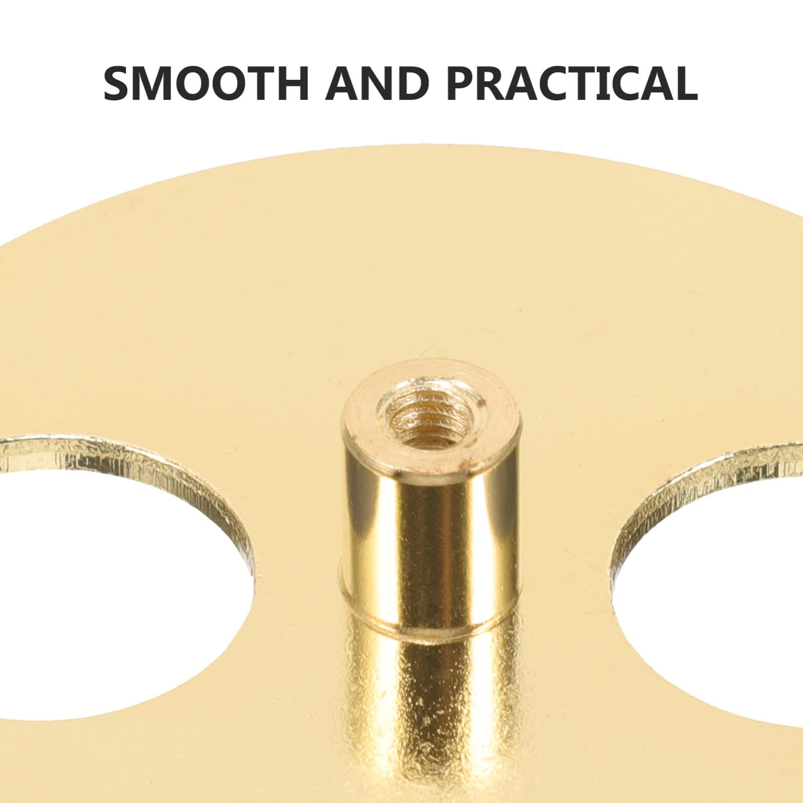 Alasum 2pcs Music Box Winder Base, Music Box Parts Replacement Winding Keys Base DIY Rotary Windup Jewelry Music Box Round Silver Metal Winder Circular Disk