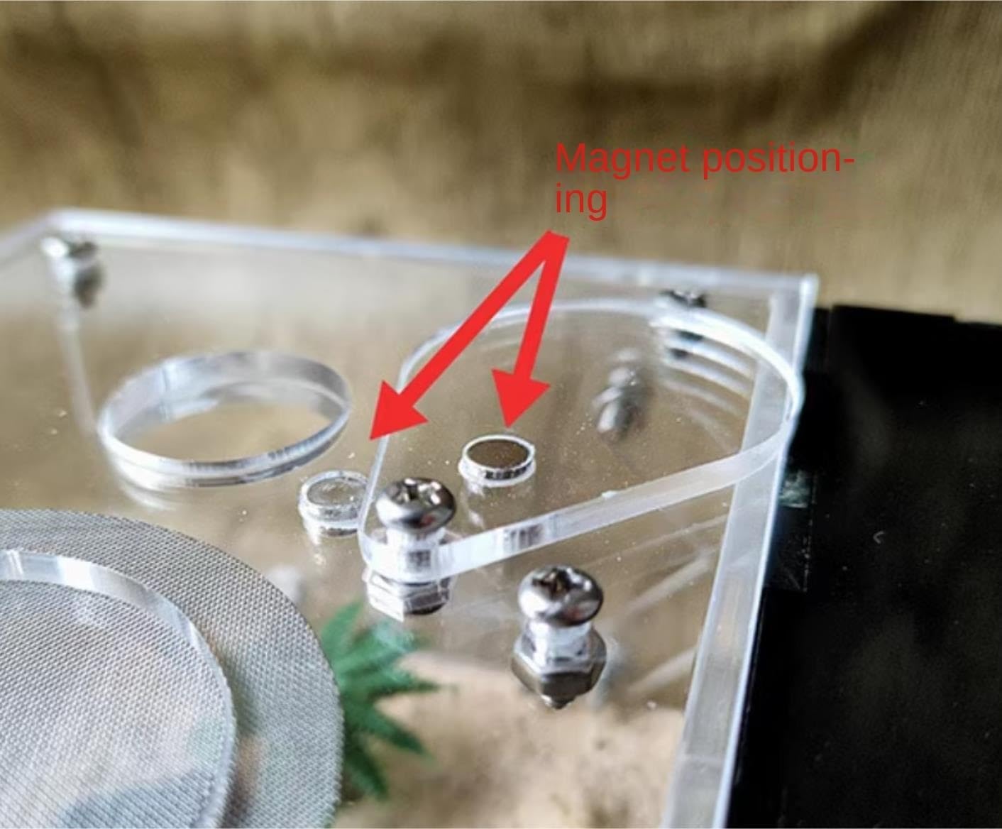Ameisenfarm Nistkasten, Ameisenburg Nachahmung Original Ökologisches Betonnest Burg Werkstatt Zuhause Ameisennest Farm Ameisenfarm Ameisenhaus(Black)