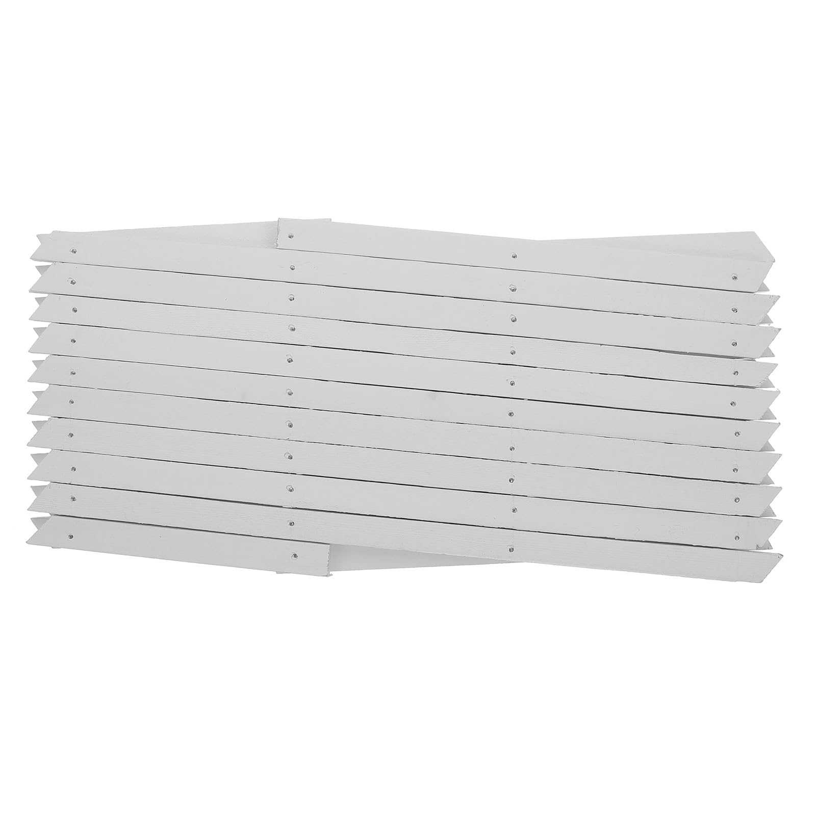 Treillis extensible mural blanc H44 pour guider les plantes grimpantes