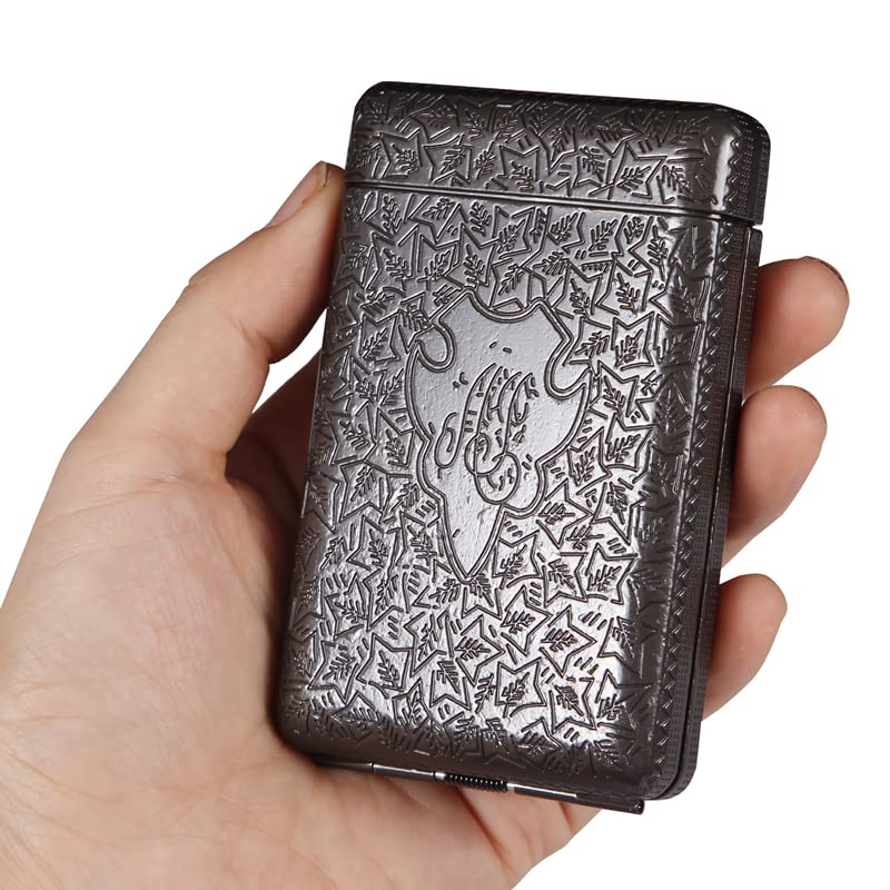 Portasigarette In Metallo Bronzo Per 14 Sigarette - Elegante E Portatile, Stile Peaky Blinders - Foto 7