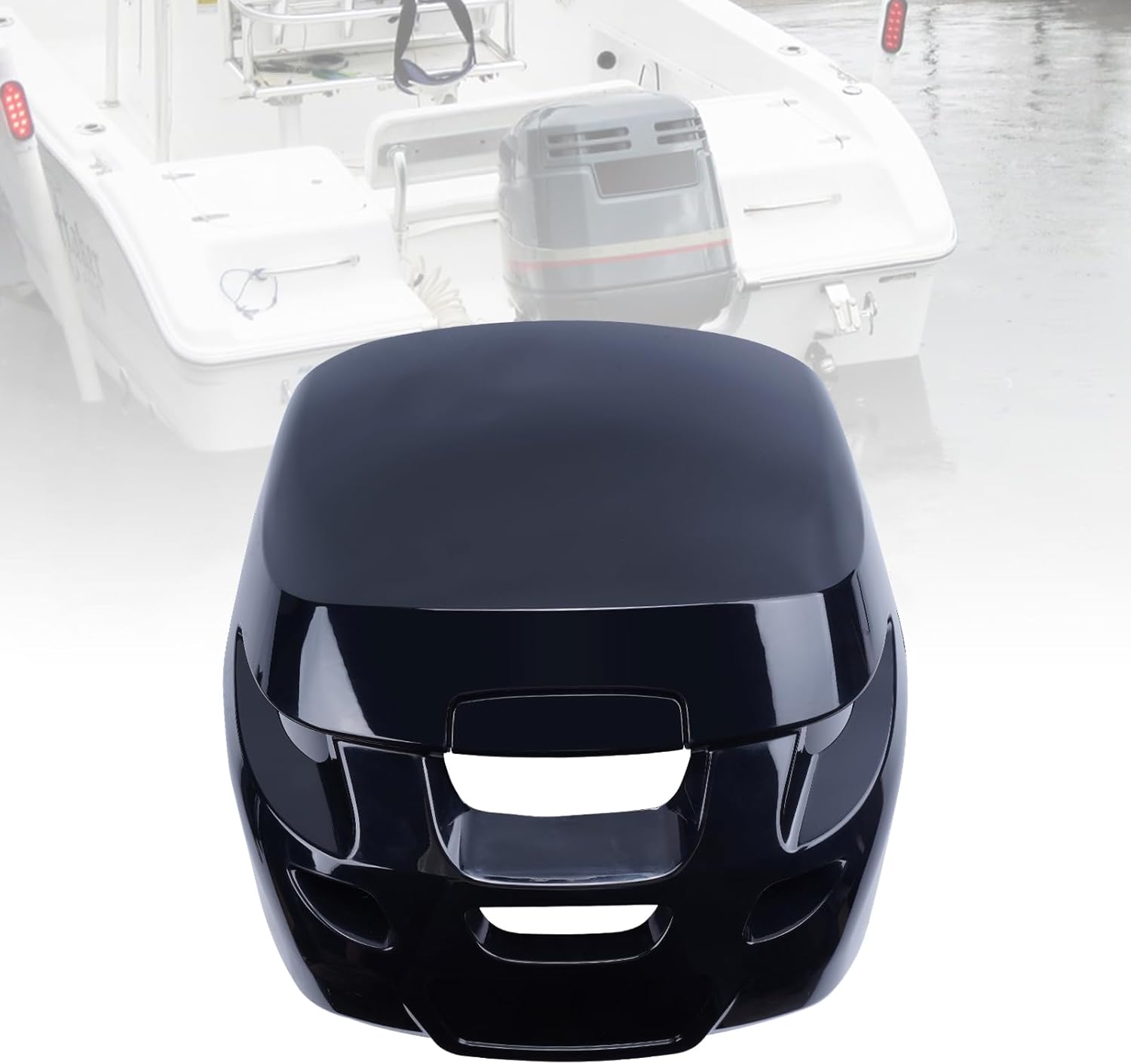 885354T01 Top Cowl Cap Cover Compatible with Mercury Verado 200 225 250 275 300 Pro 200 250 Replace OE 885354T01 Air Dam Cap Airdam Cowling Cap