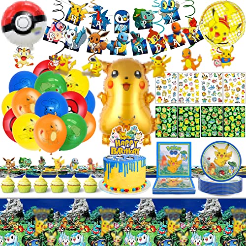 MICTALL Juego de Vajilla de Cumpleaños de Niños,Decoracion Cumpleaños Niños,con...