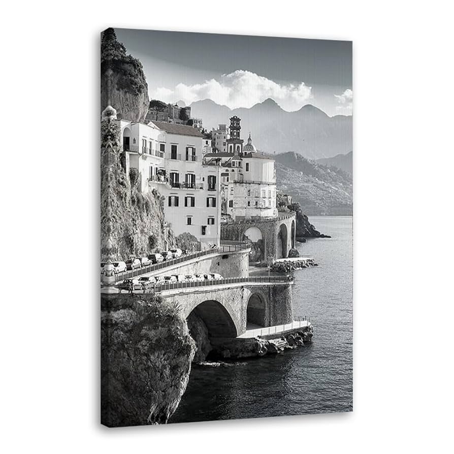 マルチノ　 風景画 リトグラフ 235/250 港の朝　美術品　絵画インテリア ジャン・ピエール・カシニョール サクランボの木・2 インテリア