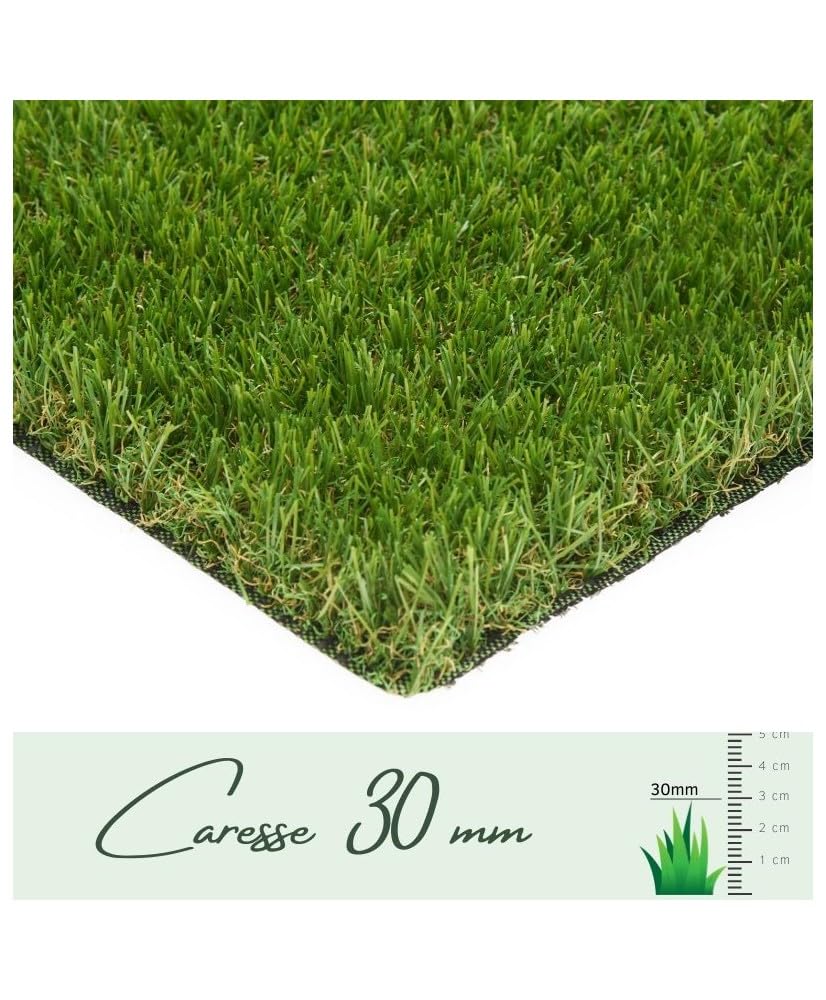 Gazon synthétique Caresse 30 mm en 3m Longueur - 1m