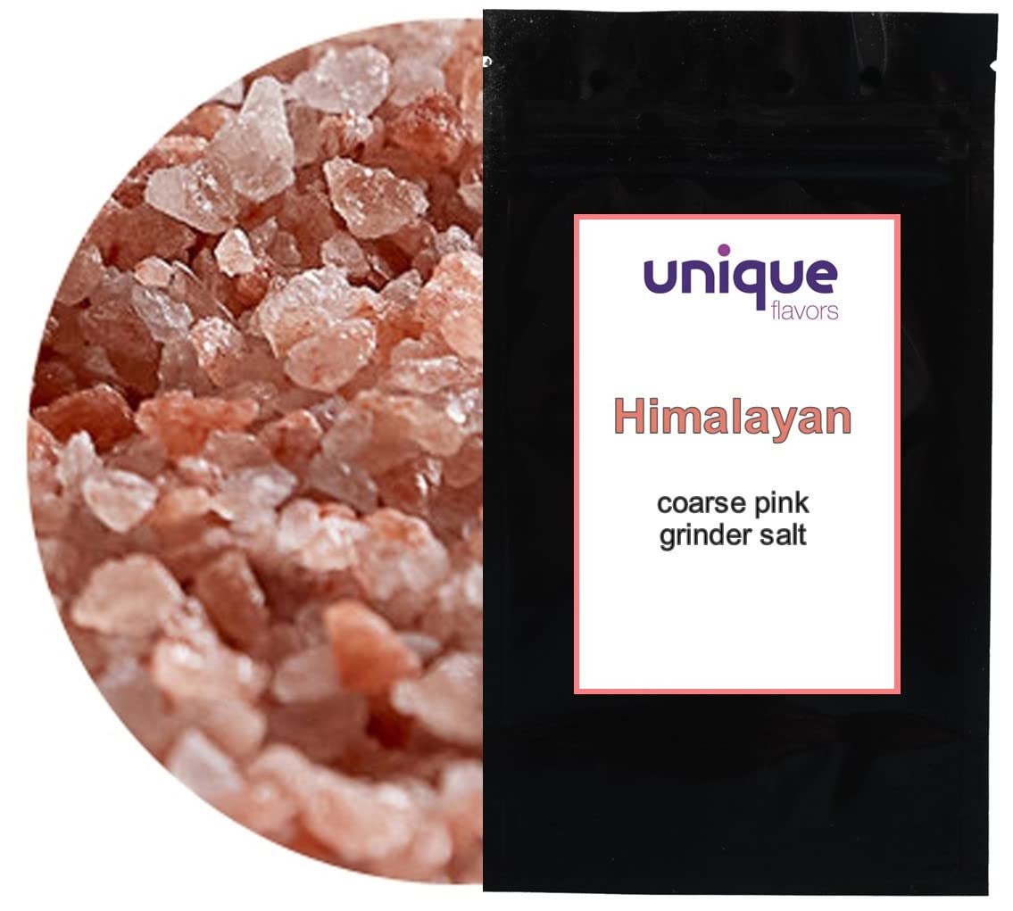 Unique Flavors Himalayan Pink Coarse Ancient Sea Salt 6.5 oz