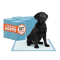 Avilia – Set Traversine Cani con Adesivi Anti-Odore, Assorbenza SAP Potenziata, Uso per Addestramento e Supporto Igienico Domestico, Dermatologicamente Sicure (150, Essential 60×90 cm)