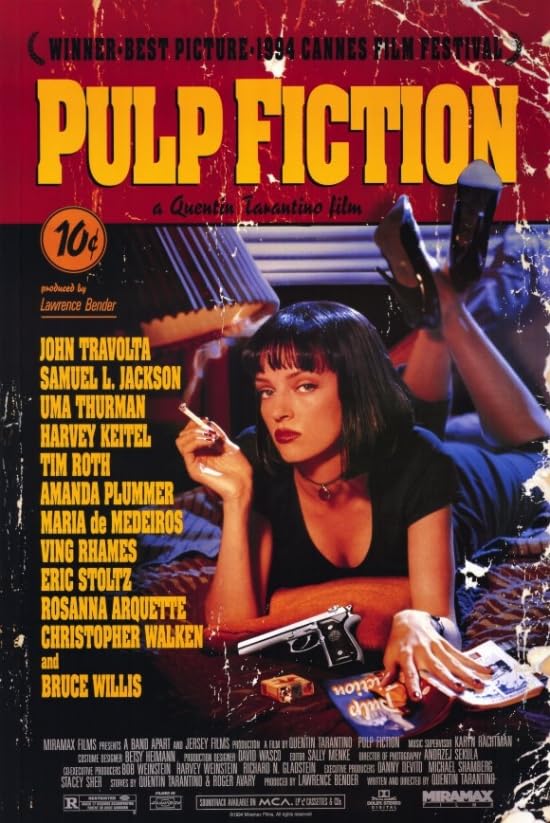 Pulp Fiction Movie Poster Print (27 x 40)