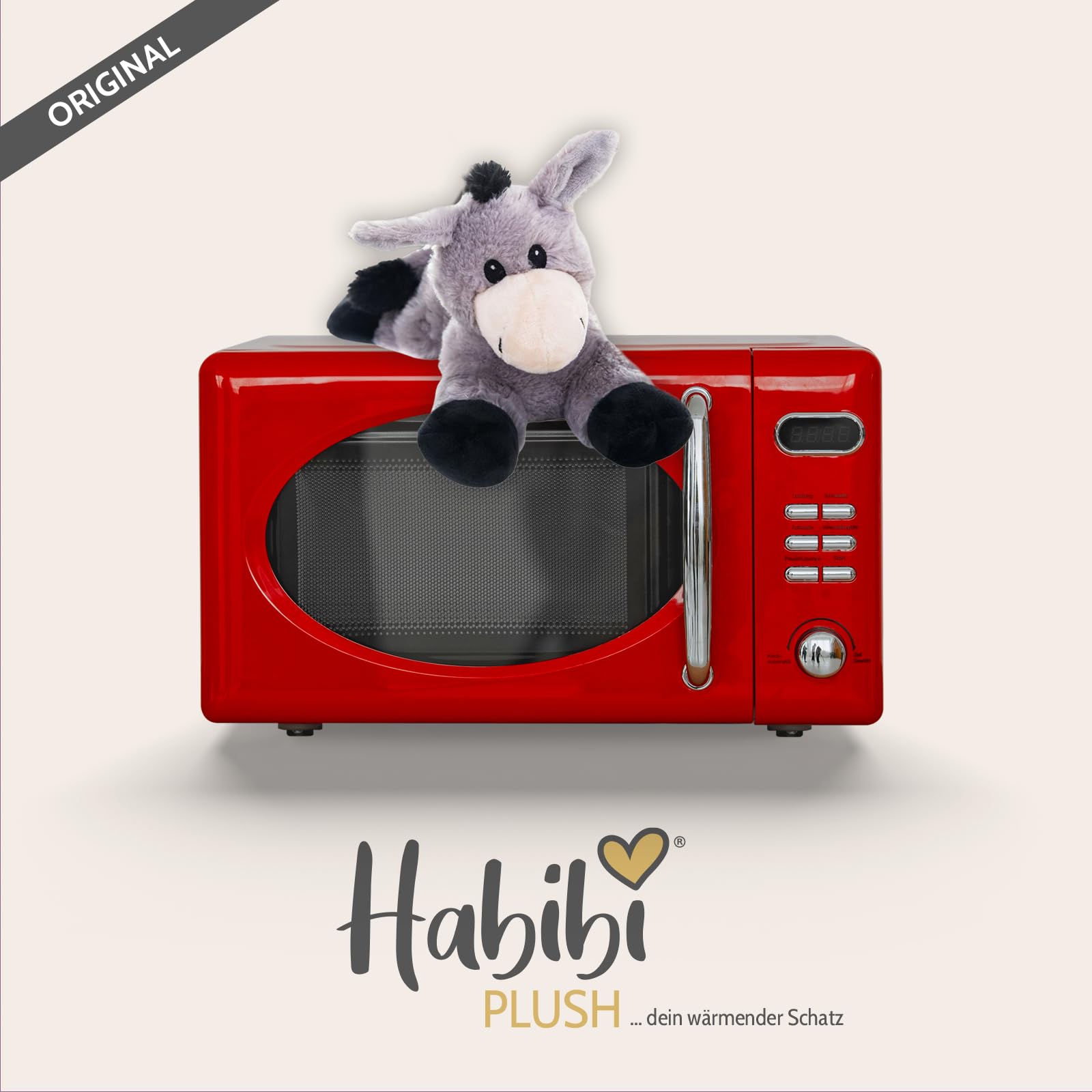 Habibi Wärmekissen/Stofftier f. Kinder u. Erwachsene (Esel)