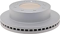 ACDelco Silver 18A2804AC Coated Front Brake Rotor for Chevy Silverado 2500/3500 HD, GMC Sierra - Superior Heat Dissipation & Durability