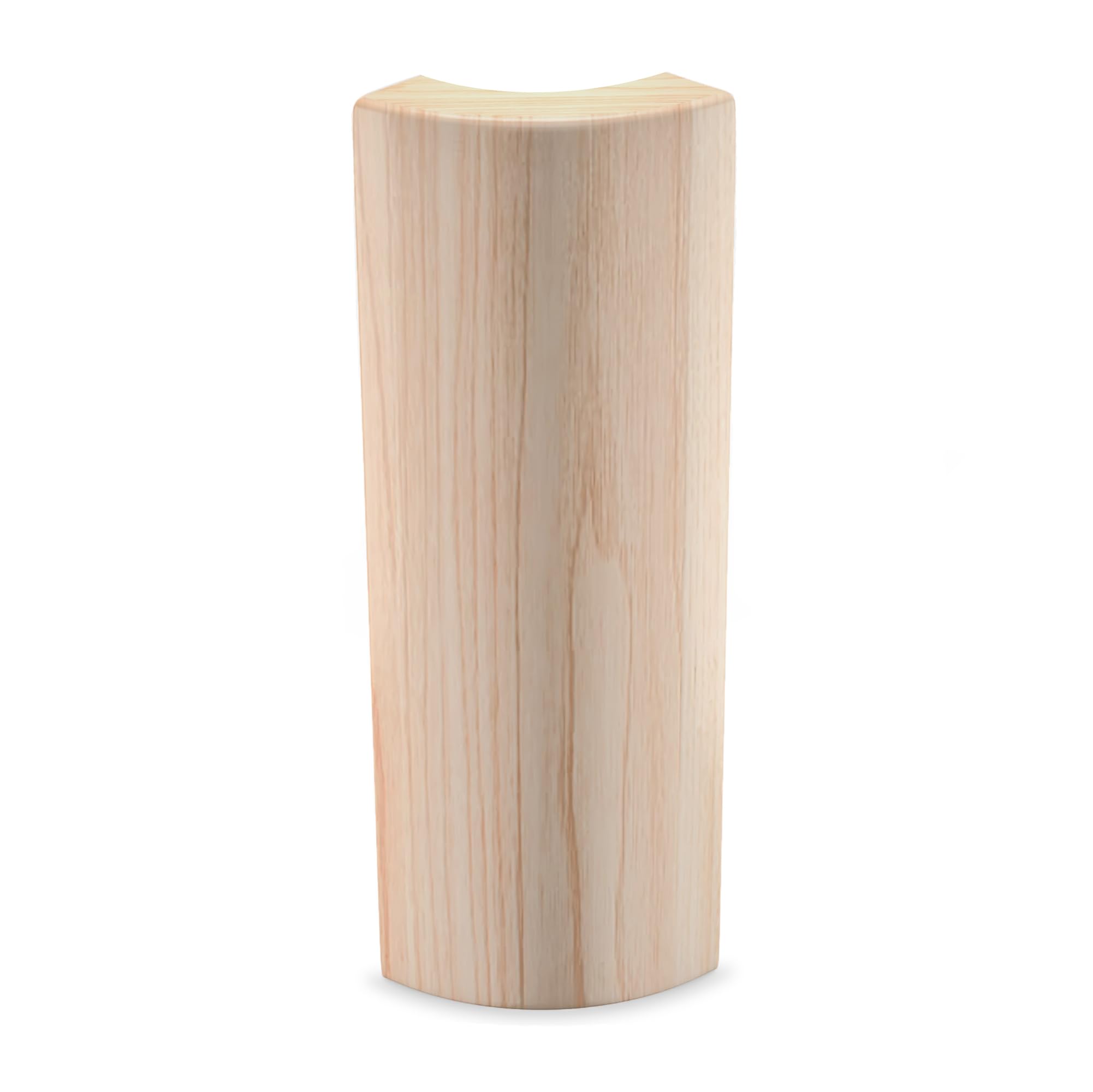 5.5 x 5/8 Rounded Outside Bullnose Corner Baseboard Trim Block