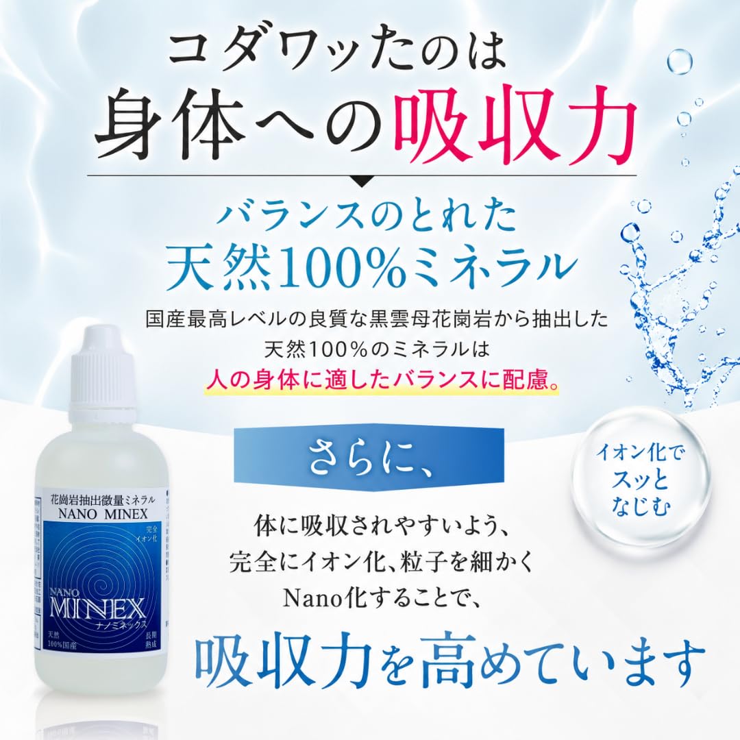 Amazon | Nanominex ナノミネックス 液体マルチミネラル サプリ 濃縮