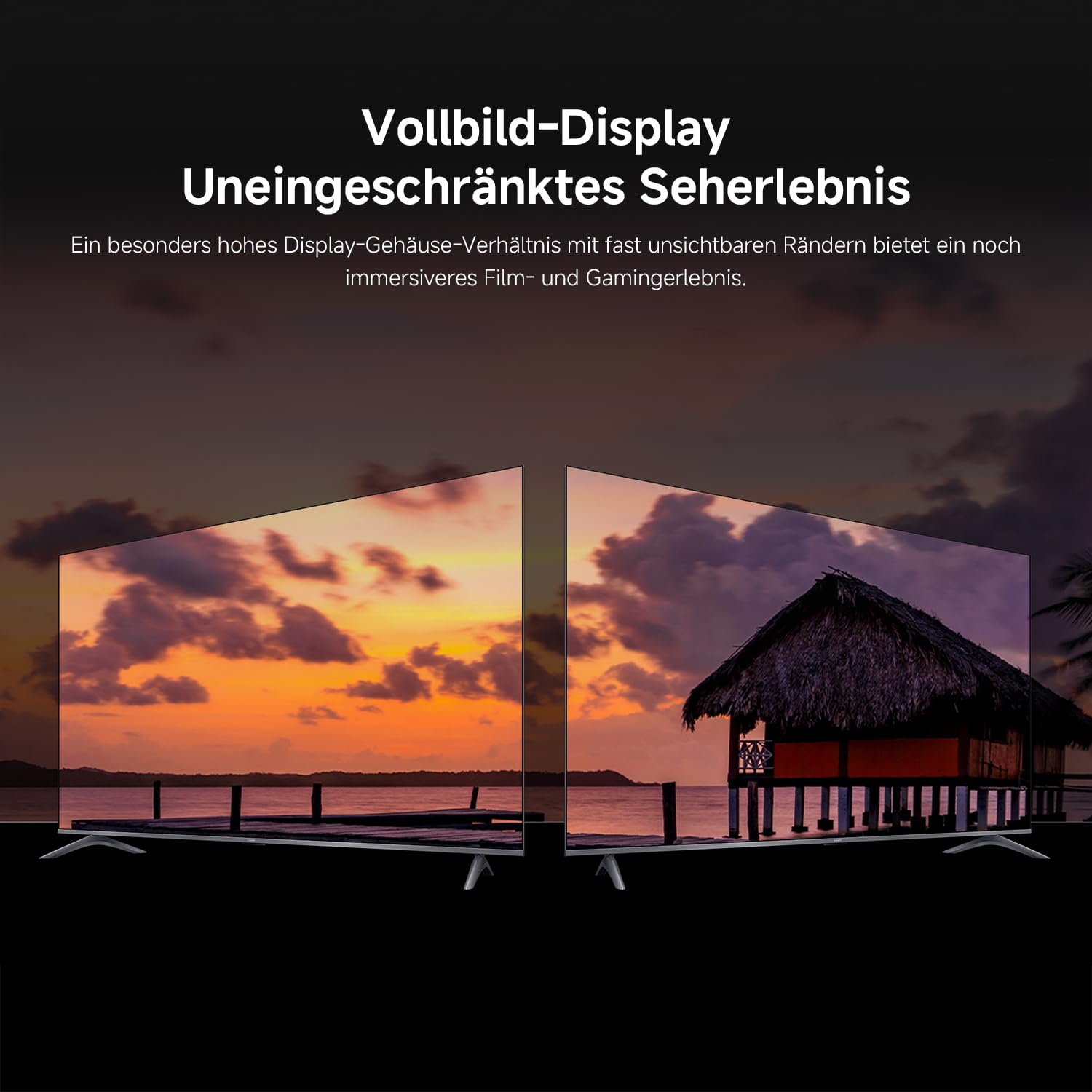 XIAOMI A Pro, 65" (165 cm), 4K UHD QLED, Smart TV, Google TV, Triple Tuner DVB-C/S/S2/T/T2, HDR10+, Game Boost 120Hz, MEMC, Sprachsteuerung mit, 2+8GB, Kompatibel mit Apple Airplay & Google Cast