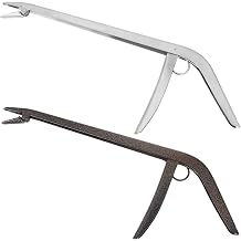 Vefungyan Fish Hook Remover Extractor Tool 2pcs Stainless Steel Fishing Pliers with Long Neck Strong Jaw Grip and Serrated Teeth