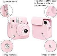 Vista 2 de Rieibi Funda de cámara compatible con Fuji Instax Mini 12 - MINI 12 - Funda de transporte para cámara instantánea Fujifilm Instax Mini 12 - Funda
