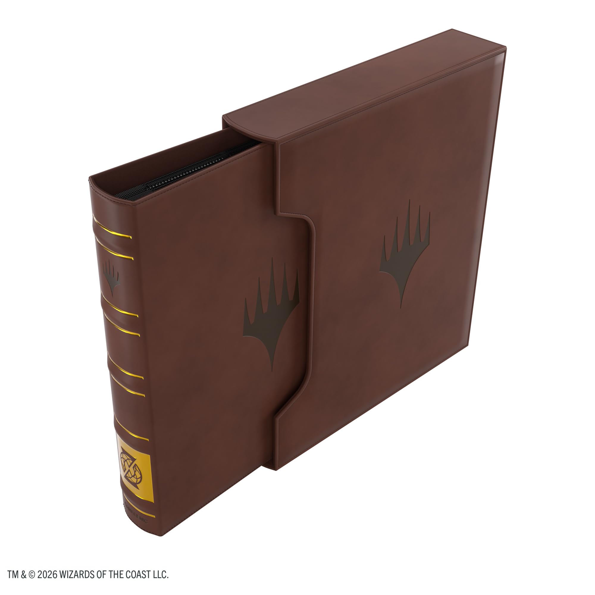 Gamegenic Magic: The Gathering | Secrets of Strixhaven Cards Almanac Premium Slipcase Album 18-Pocket - Quandrix, Álbum con Estuche, 360 Cartas, Piel Sintética, Diseño Estantería