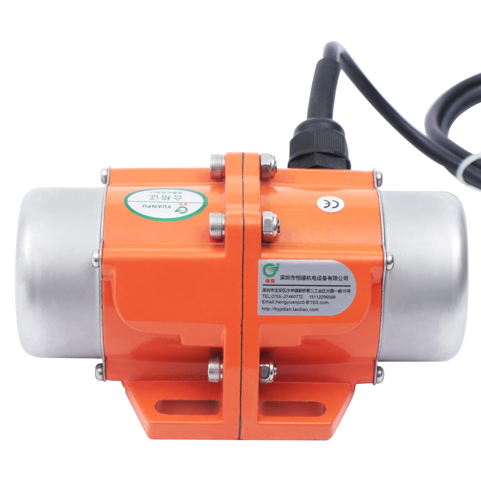 Motor de vibración, 90 W, 3000 rpm, motor vibratorio, motor de desequilibrio, motor monofásico asíncrono