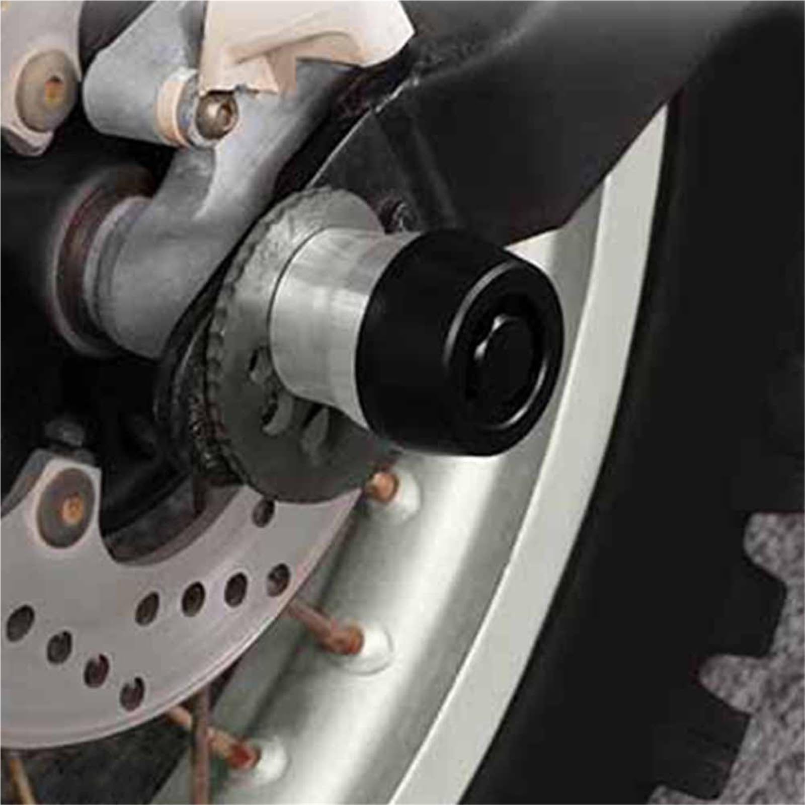Moto Per Kawasaki Per Ninja 400 300 125R BX125 Anteriore Forcella Posteriore Sliders Crash Protector Forcellone Bobina Ruota Del Basamento Vite