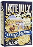 Late July Organic Round Saltine Crackers, 6 oz